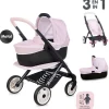 Maxi cosi poussette landau 3 en 1 Rose