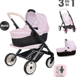 Maxi cosi poussette landau 3 en 1 Rose