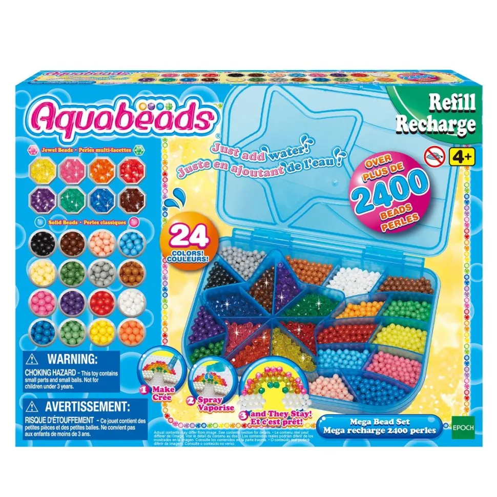 Mega recharge 2400 perles Aquabeads