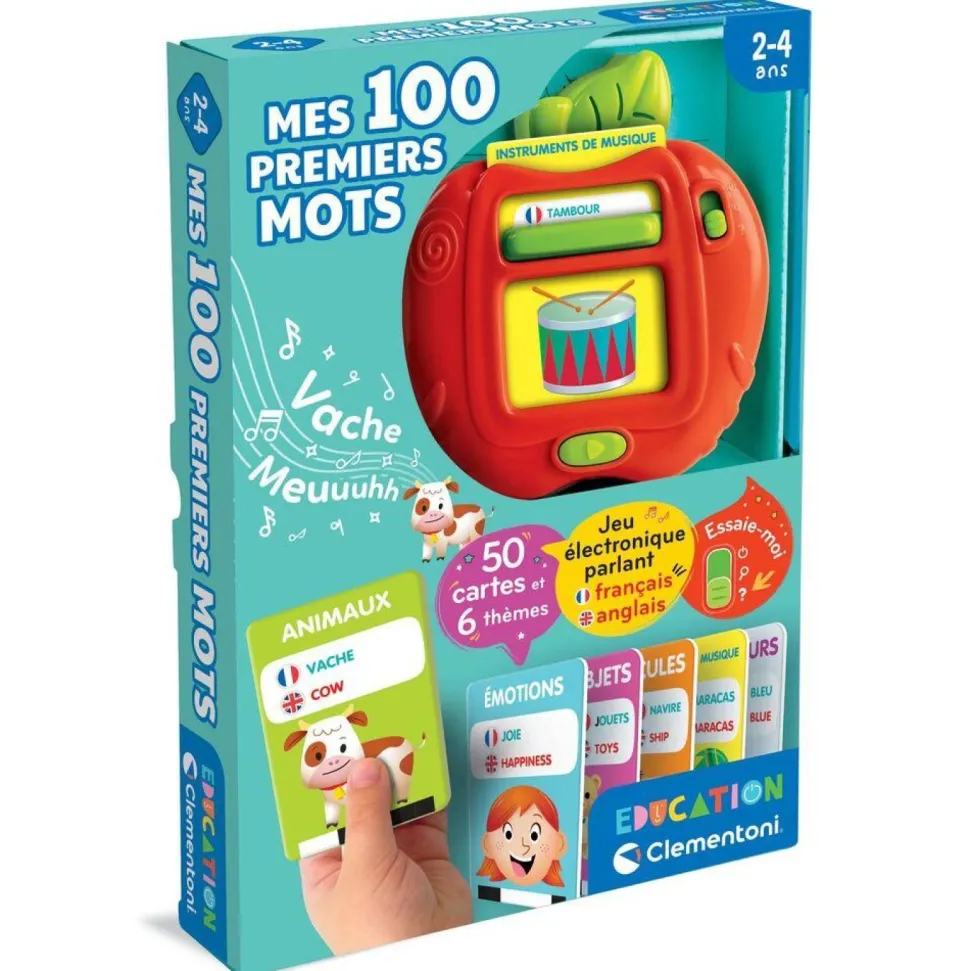 Mes 100 premiers mots bilingues Francais/Anglais - Education Clementoni