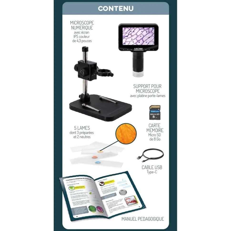 Microscope Hi-Tech éducatif et numérique