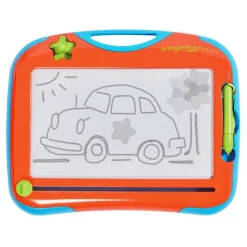 Mini Ardoise Mega Sketcher Avec Crayon Magnétique Et Tampon Étoile - Format