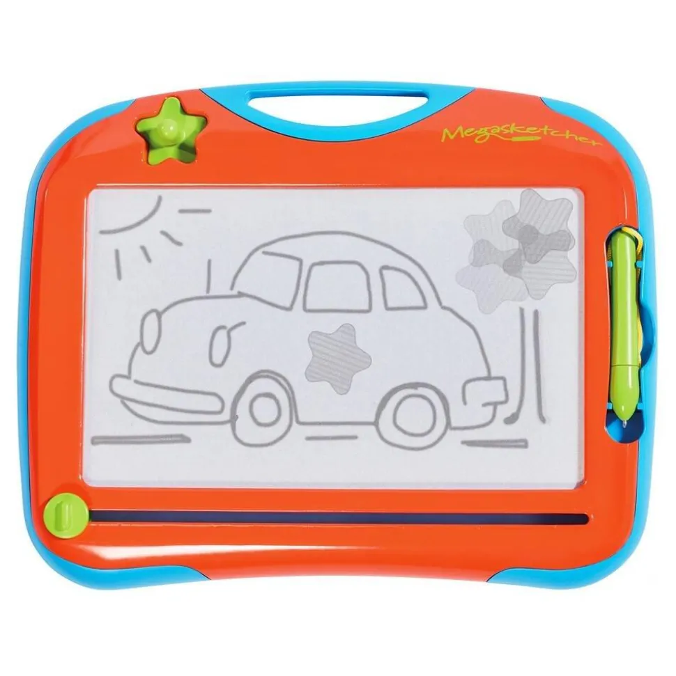 Mini Ardoise Mega Sketcher Avec Crayon Magnétique Et Tampon Étoile - Format