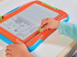 Mini Ardoise Mega Sketcher Avec Crayon Magnétique Et Tampon Étoile - Format