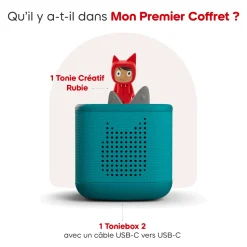 Mon premier coffret Toniebox 2 vert océan