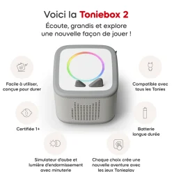 Mon premier coffret Toniebox 2 gris lune