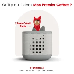 Mon premier coffret Toniebox 2 gris lune