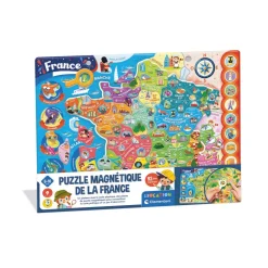 Mon puzzle de la France magnétique