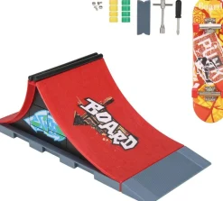 Mon super skateboard et son tremplin