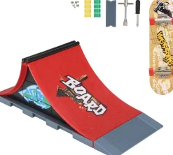 Mon super skateboard et son tremplin