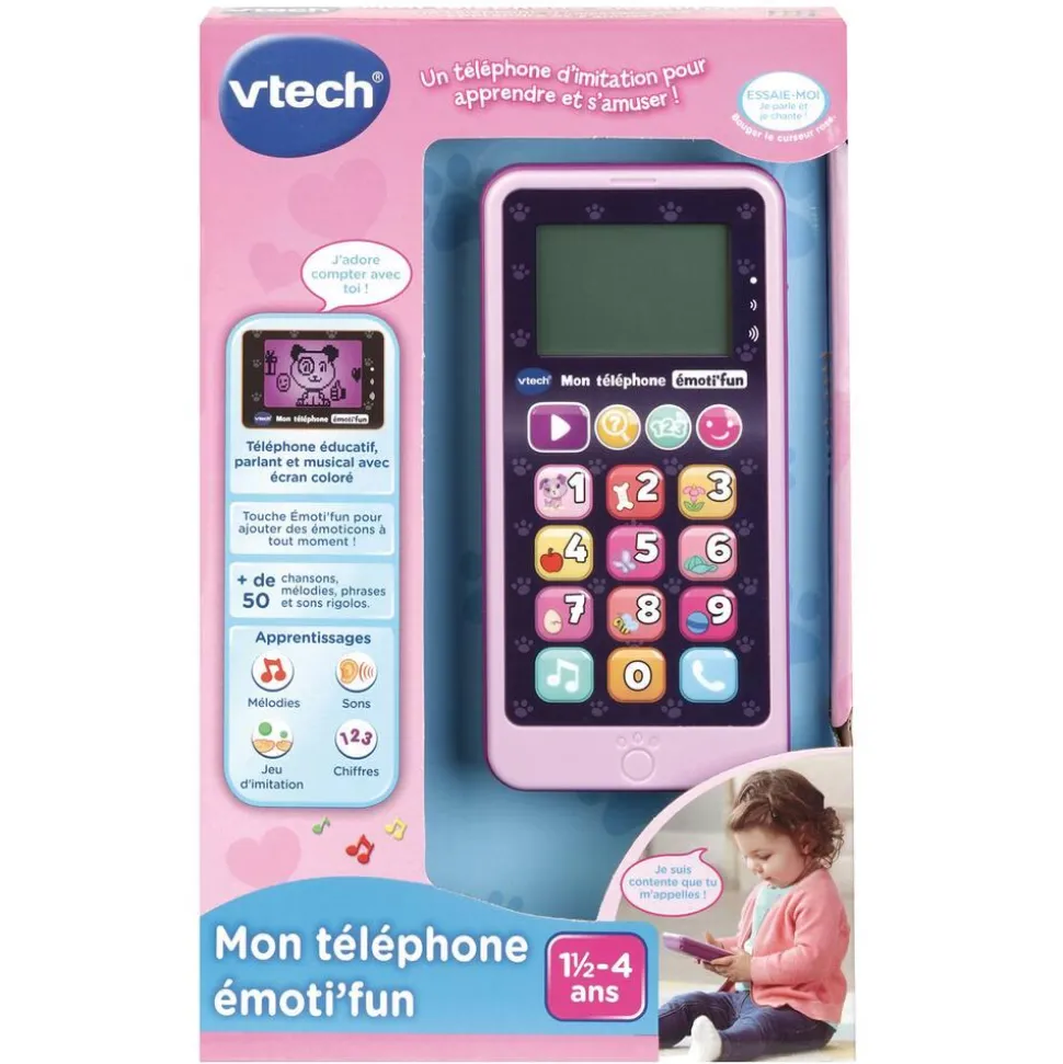 Mon Téléphone Emoti'fun Rose