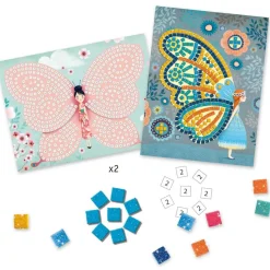Mosaïques De Papillons Djeco