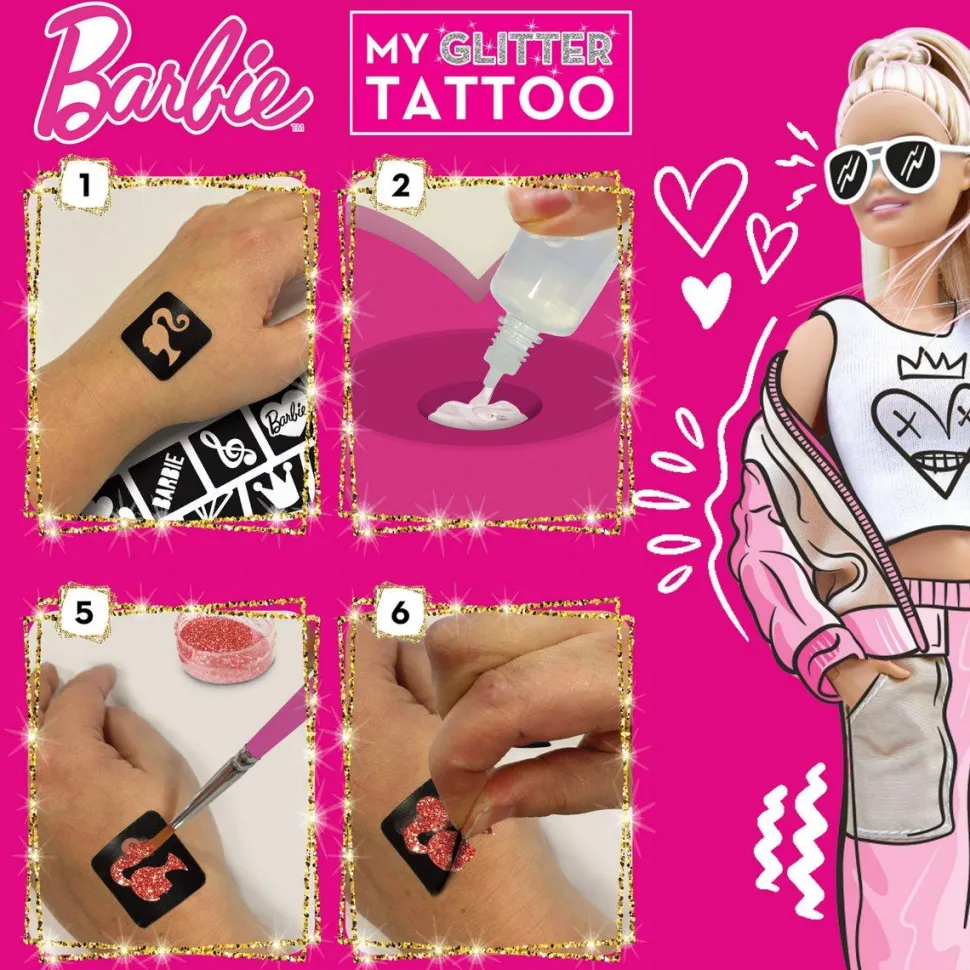 My glitter tattoo Barbie
