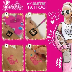My glitter tattoo Barbie