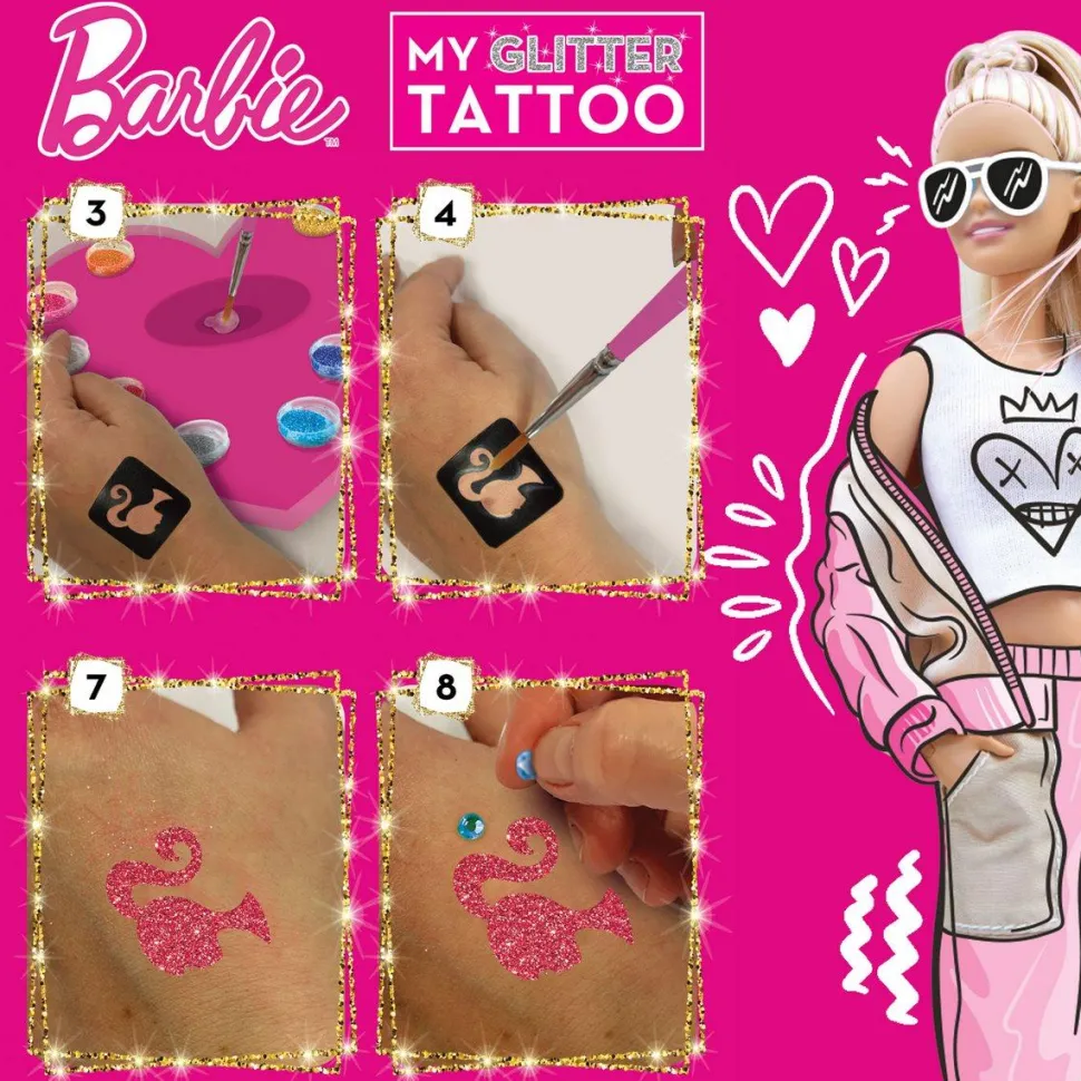 My glitter tattoo Barbie