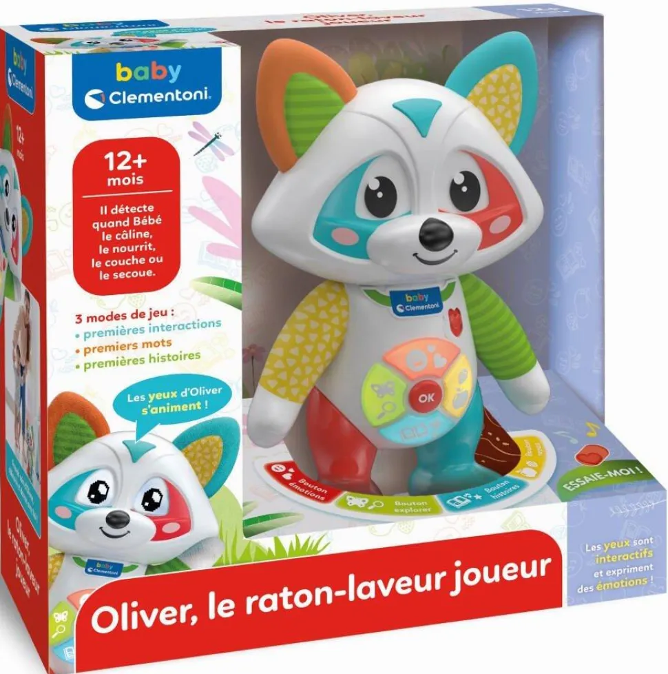 Oliver le raton laveur joueur
