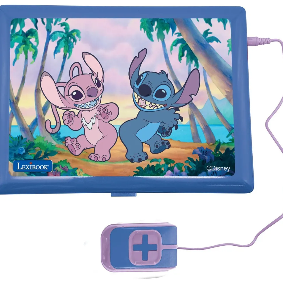 Ordinateur éducatif bilingue 180 activités bilingues - Stitch