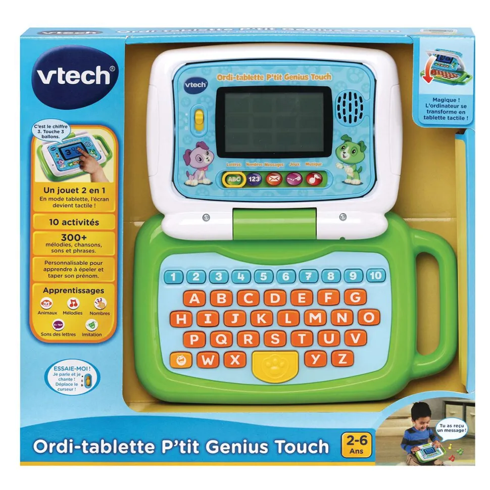 Ordi-Tablette P'tit Genius Touch Vert