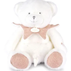 Ours pantin rose avec doudou - Collection doudou 25 ans
