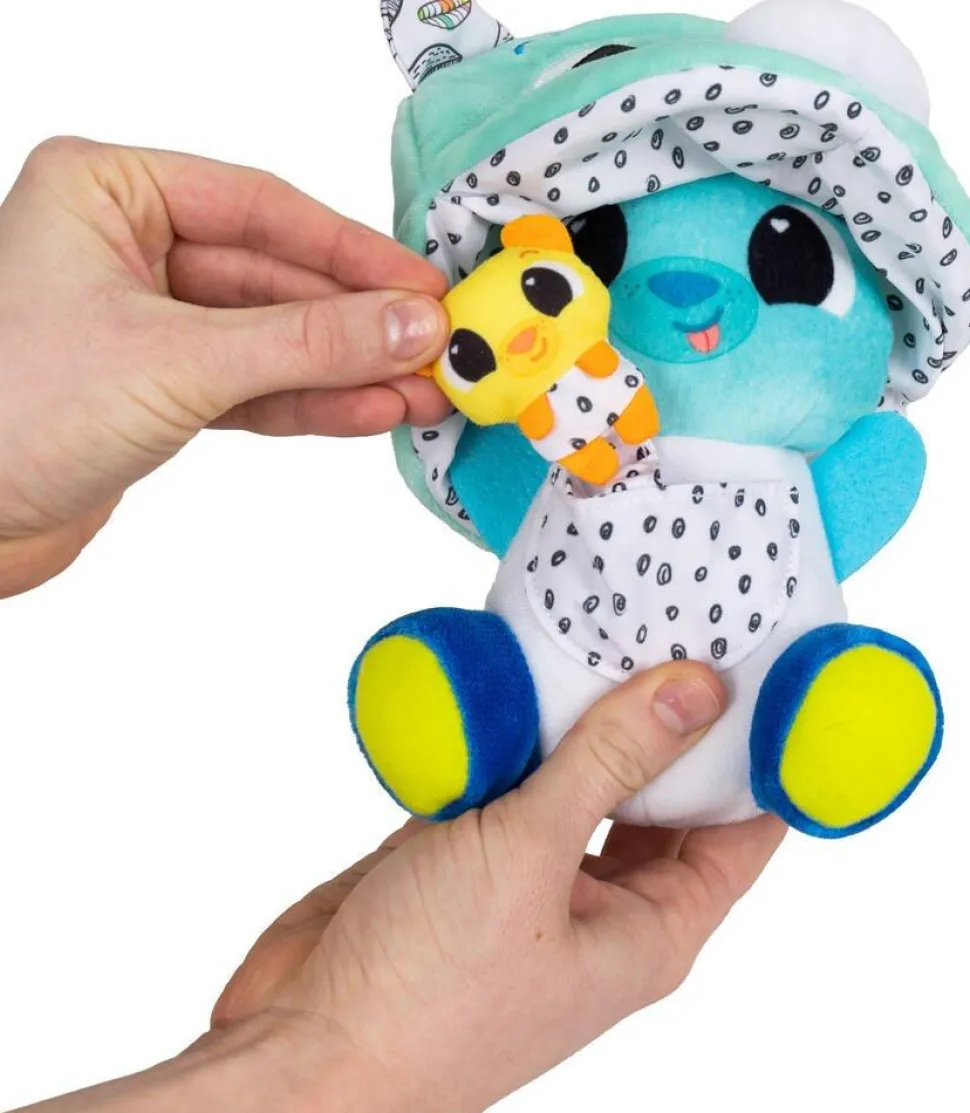 Ourson Surprise 3-en-1 Avec Anneau De Dentition Et Clip & Go