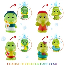 Pack 4 personnages Klorofil - famille Crocodile