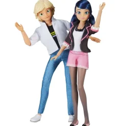 Pack 2 poupées Miraculous - Crush Pack Marinette et Adrien 26 cm