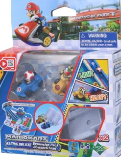 Pack 2 véhicules Bowser et Toad - Extension Mario Kart deluxe Racing DX