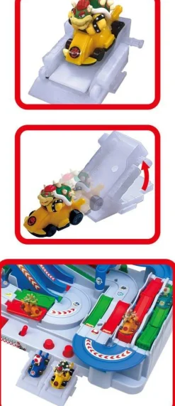 Pack 2 véhicules Bowser et Toad - Extension Mario Kart deluxe Racing DX