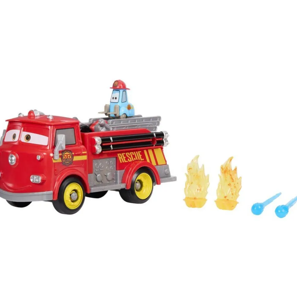 Pack Camion de pompier rouge et Guido - Cars