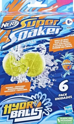 Pack De 6 Balles Nerf Super Soaker Hydro