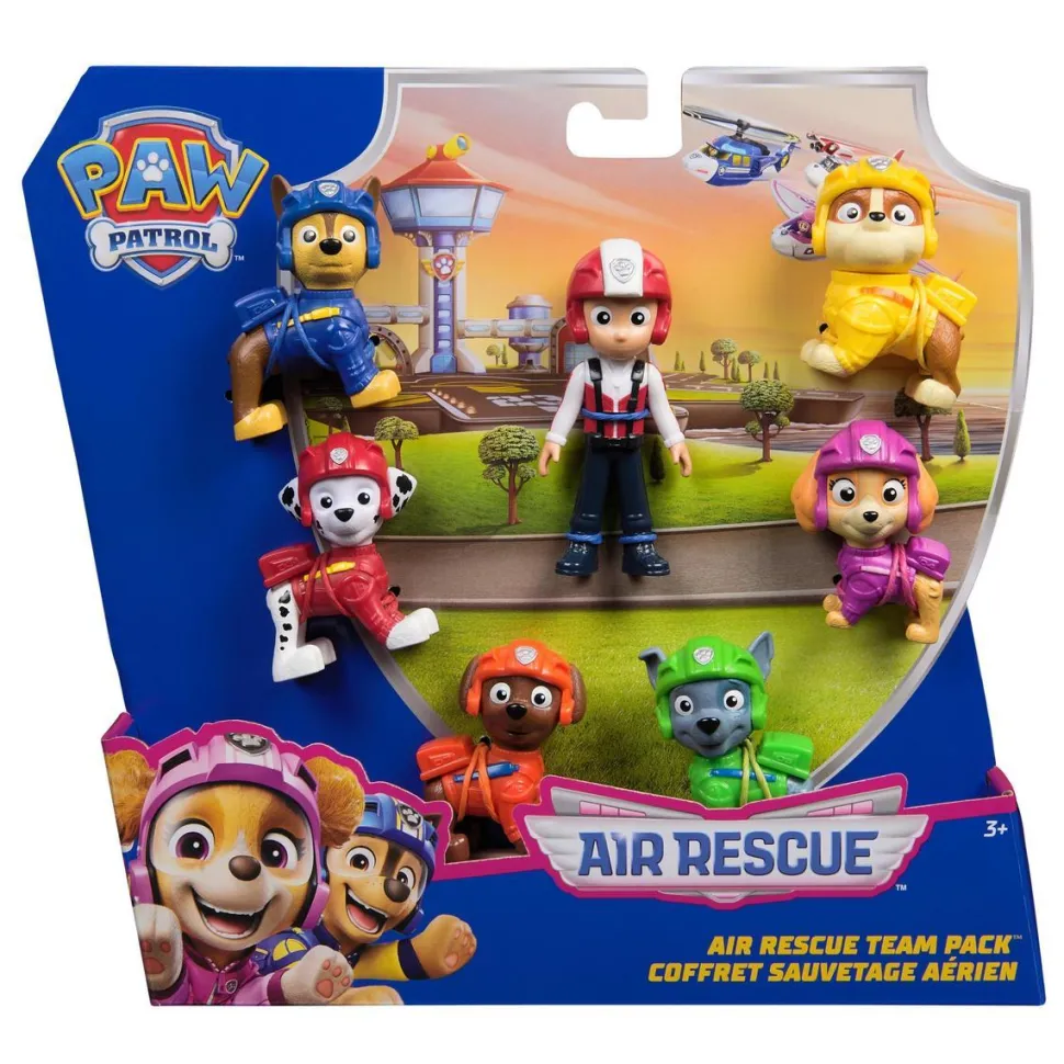 Pack de 7 figurines Air Rescue - La Pat Patrouille