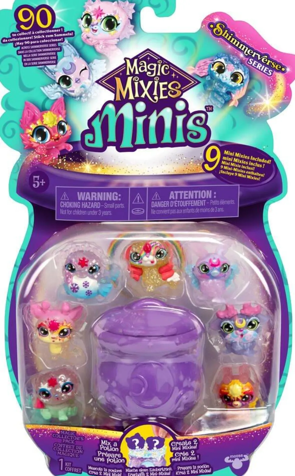 Pack De 9 Figurines Minis Magic Mixies