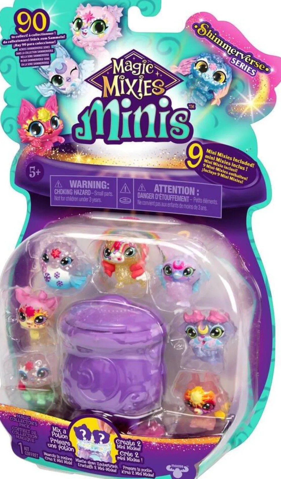 Pack De 9 Figurines Minis Magic Mixies