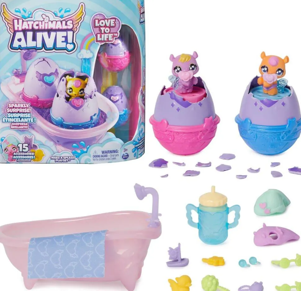 Pack De 2 Hatchimals Douche Color Change