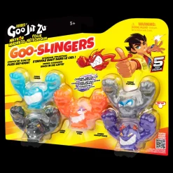Pack de 5 mini figurines GOO-Slingers - Goo Jit Zu