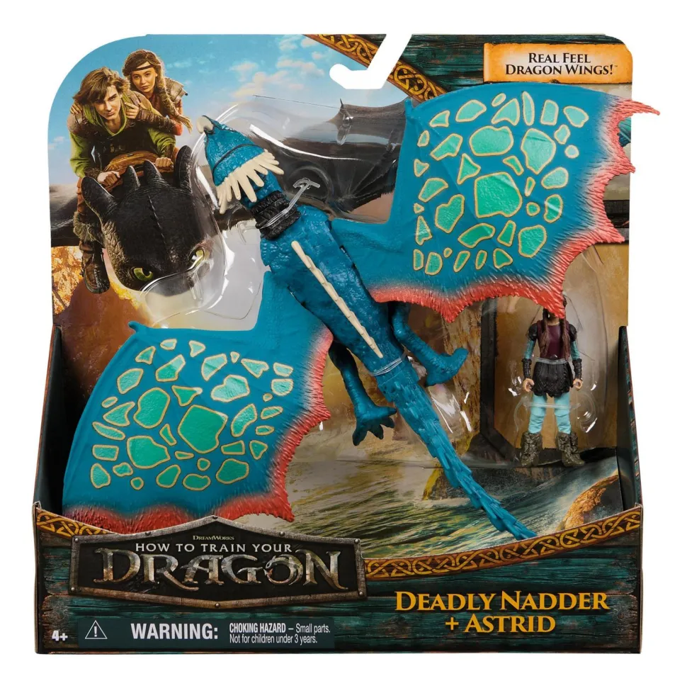 Pack Dragon et Viking 25 cm Tempête Dragons Movie