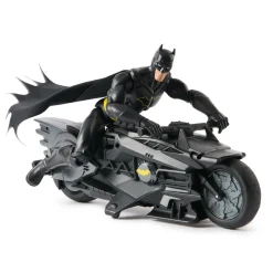 Pack figurine Batman 30 cm et moto Batcycle radiocommandée