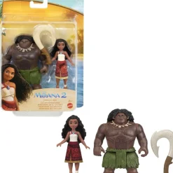 Pack figurines Vaiana et Maoui