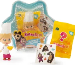 Pack flocon de Neige 2 figurines Masha et Michka