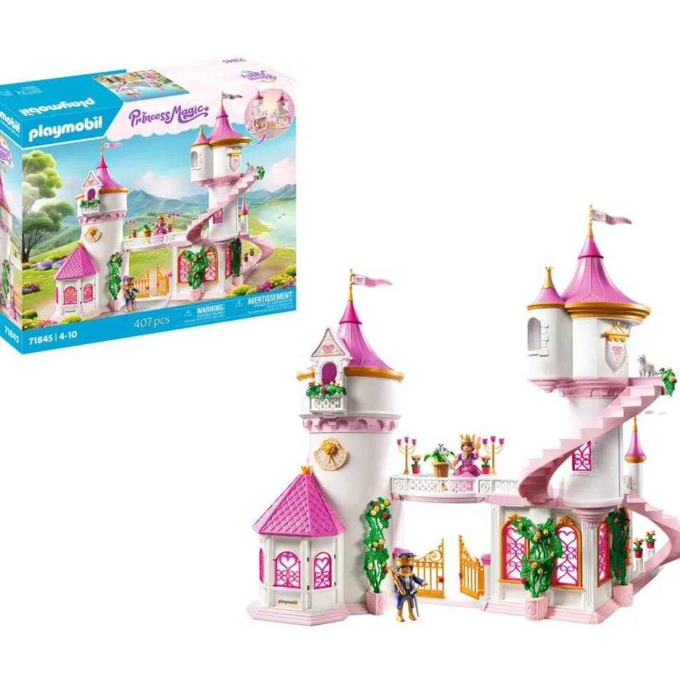 Palais avec couple royal et trones Playmobil Princess Magic 71845