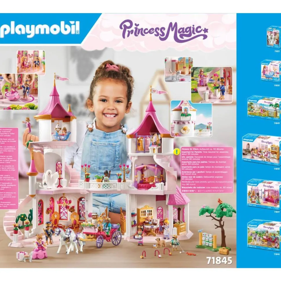 Palais avec couple royal et trones Playmobil Princess Magic 71845