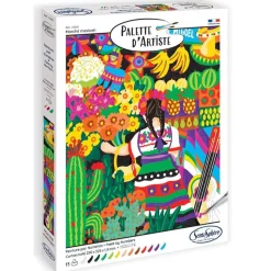 Palette d'artiste marché mexicain