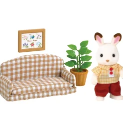 Papa Lapin chocolat et salon – Sylvanian Families 2201