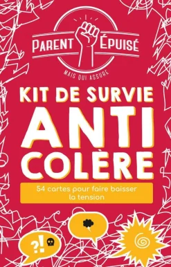Parent épuisé - Kit de survie anti colère - pour faire baisser la tension