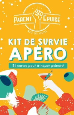 Parent épuisé - Kit de survie Apéro