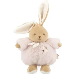 Patapouf doudou lapin rose 17cm