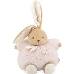 Patapouf doudou lapin rose 17cm
