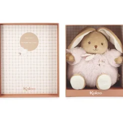 Patapouf doudou lapin rose 17cm