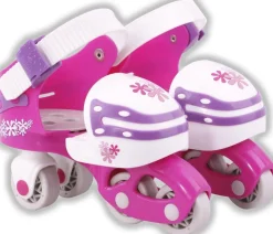 Patins évolutifs et ajustables rose taille 25-32
