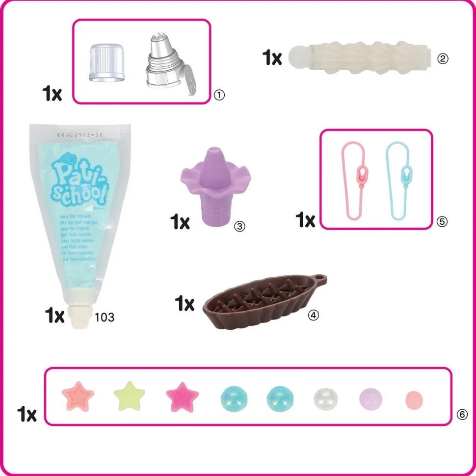 Pati-school - Kit de décoration gâteaux